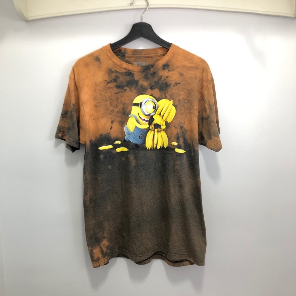 Minions Tie-Dye Novelty T-Shirt Size: Medium